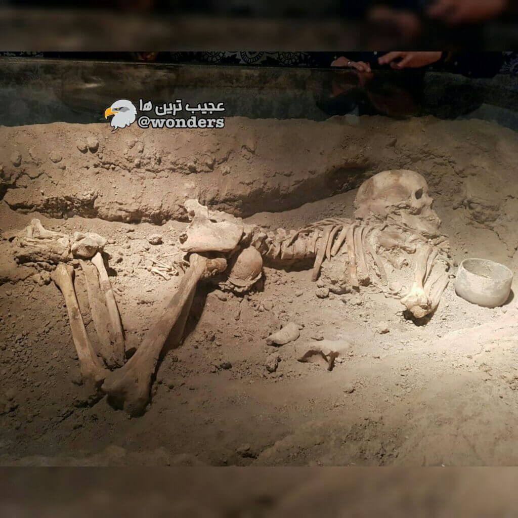 اسکلت چهارهزارساله منحصر بفرد مادر و جنین