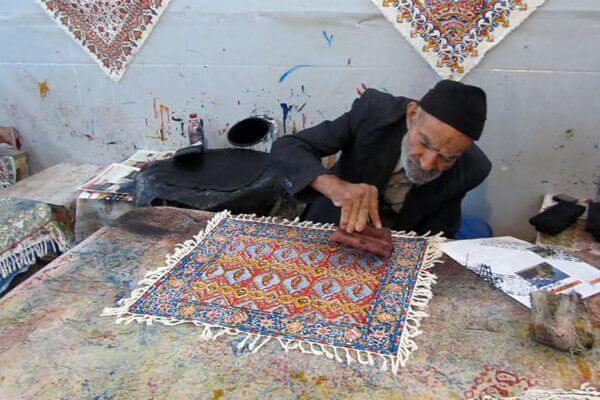 هنر قلمکار دامغان یادگار چند صد ساله
