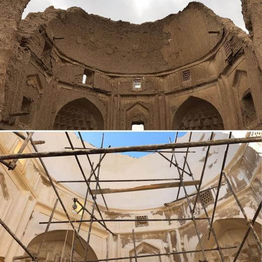 چهارطاقی گنبددار نقطه عطف معماری مساجد ایرانی